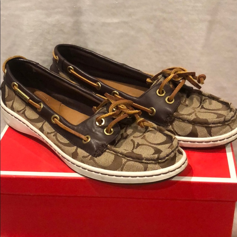 Coach boat shoes
